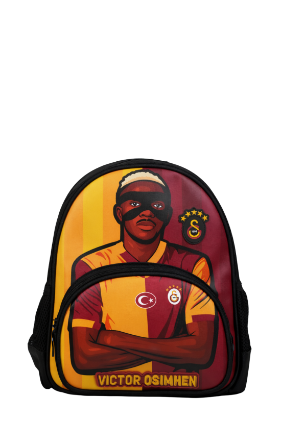 Galatasaray Lisanslı Victor Osimhen Anaokulu Çantası – GS Kreş Çantası