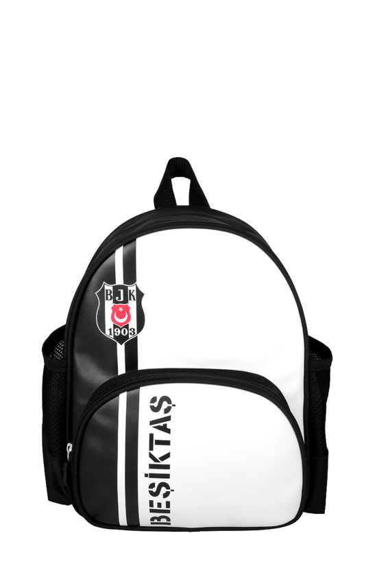 Beşiktaş Lisanslı Siyah Beyaz Orijinal Anaokulu çantası