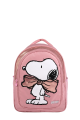 Snoopy Lisanslı BowTie Pembe Orijinal Anaokulu çantası