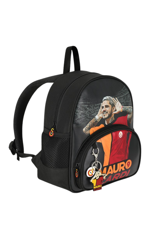 Galatasaray Lisanslı Mauro İcardi'li Siyah Orijinal Anaokulu çantası