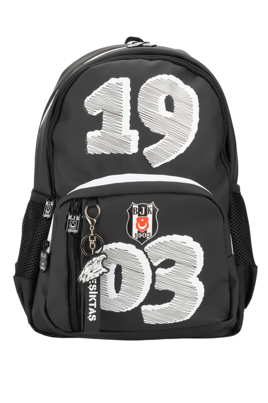 Beşiktaş Lisanslı 1903 baskılı Siyah Orijinal Okul çantası