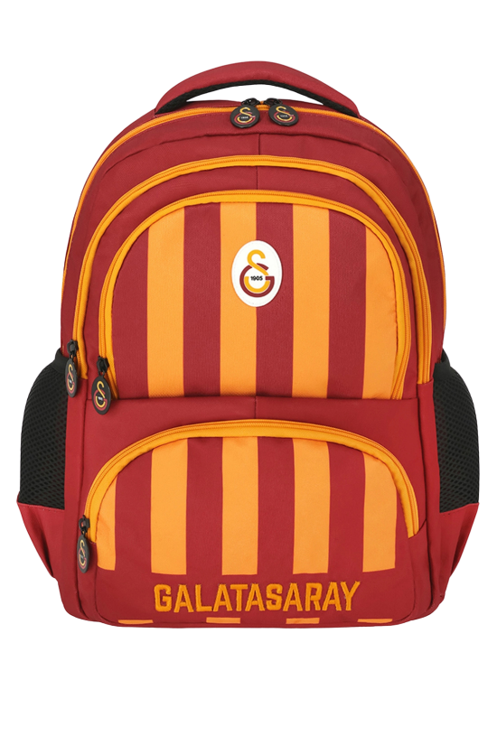 Galatasaray Lisanslı Çok Bölmeli Sarı kırmızı Orijinal Okul çantası