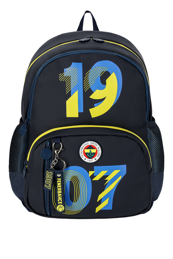 Fenerbahçe Lisanslı 1907 Sarı Lacivert Orijinal Okul çantası