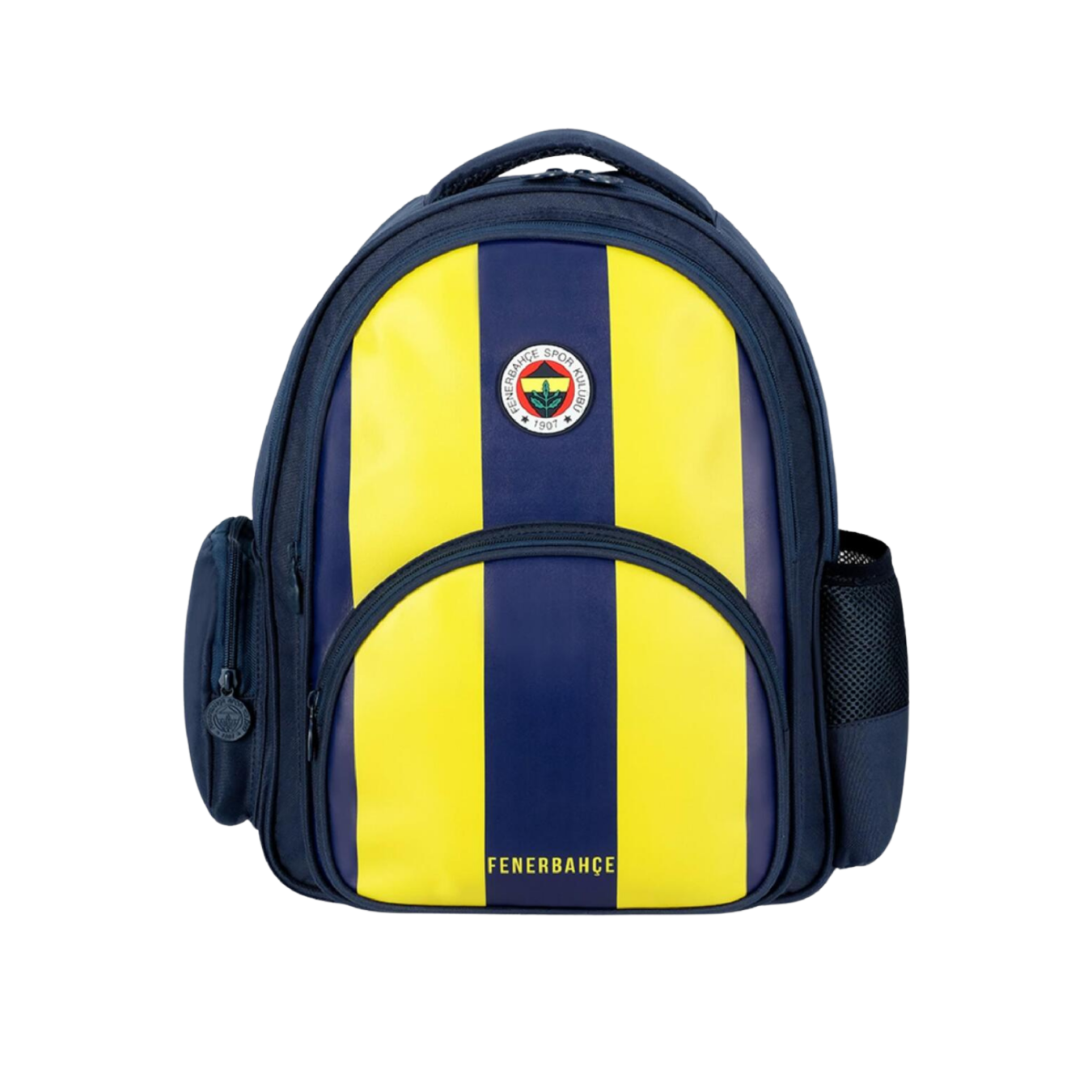 Fenerbahçe Lisanslı Sarı Lacivert Orijinal Suni Deri Okul çantası