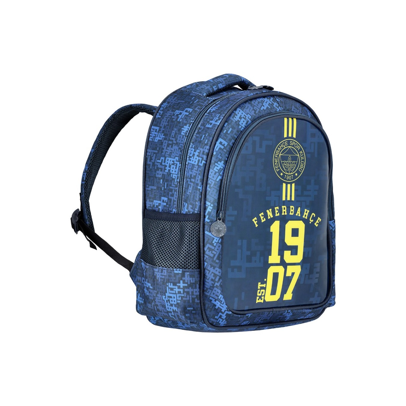 Fenerbahçe Lisanslı 2 Bölmeli EST.1907 Mavi Orijinal Okul çantası