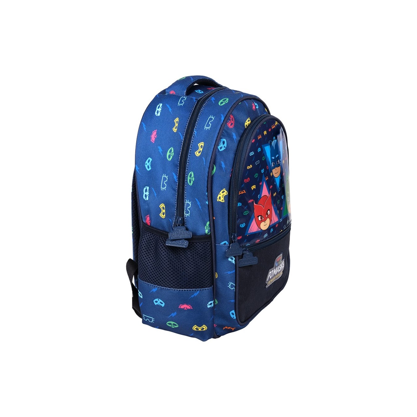 Pijamaskeliler Lisanslı PVC Detaylı Lacivert Orijinal Okul çantası