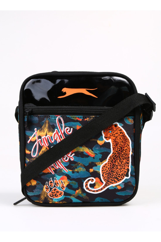 Slazenger Lisanslı Kamuflaj Desenli Panter Figürlü Çok Renkli Orijinal Beslenme çantası