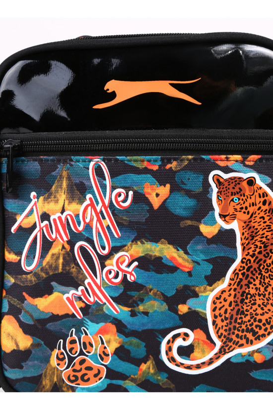 Slazenger Lisanslı Kamuflaj Desenli Panter Figürlü Çok Renkli Orijinal Beslenme çantası