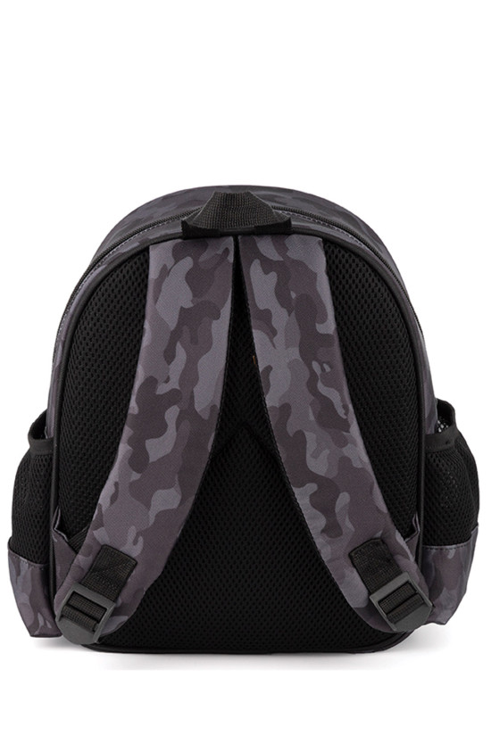 Slazenger Lisanslı Kamuflaj Desenli Siyah Orijinal Anaokulu çantası