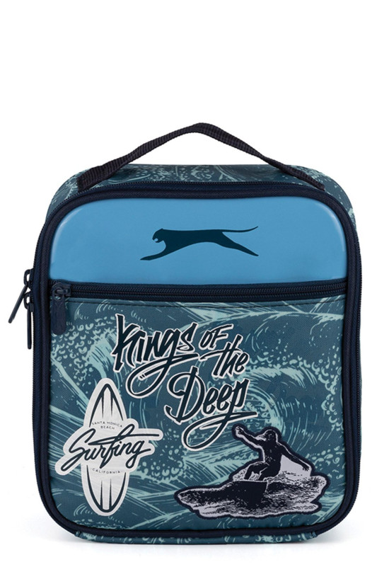 Slazenger Lisanslı Köpek Balığı temalı Mavi Orijinal Beslenme çantası