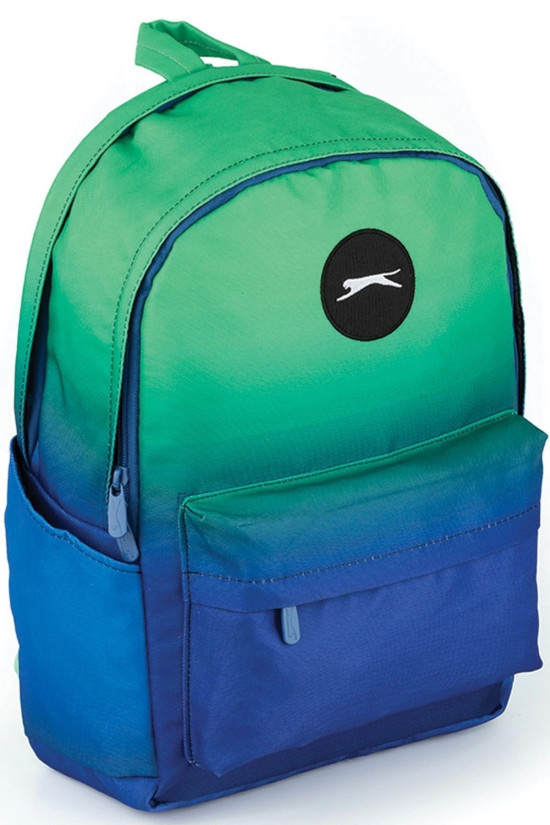 Slazenger Lisanslı Yeşil Mavi Orijinal Sırt çantası