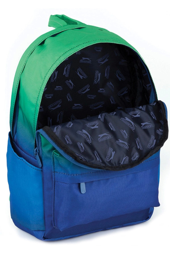 Slazenger Lisanslı Yeşil Mavi Orijinal Sırt çantası