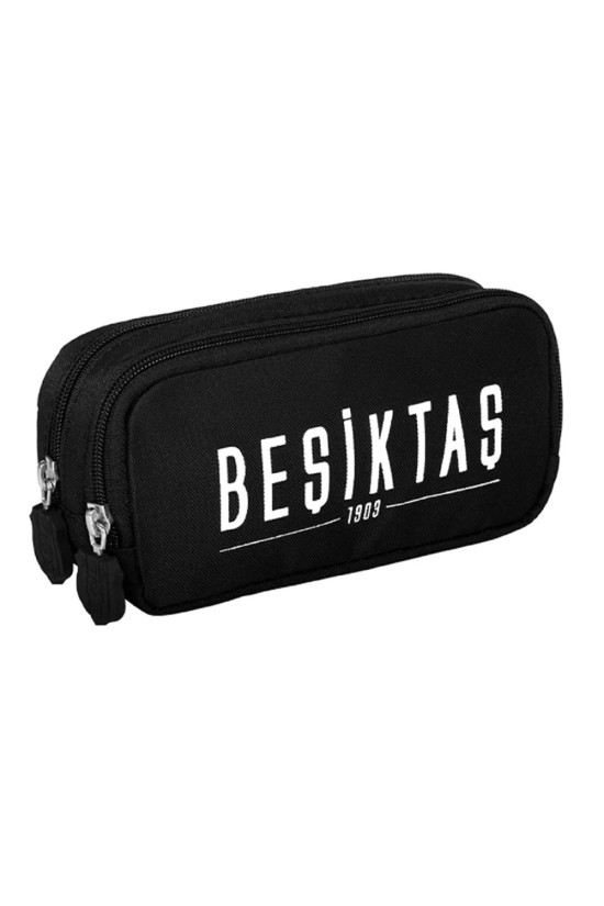 Beşiktaş Lisanslı 2 Bölmeli Siyah Orijinal Kalemlik