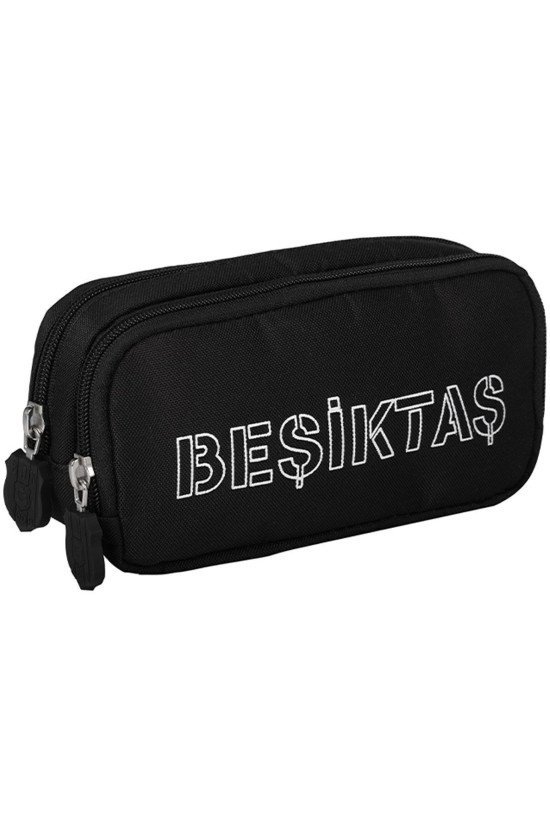 Beşiktaş Lisanslı 2 Bölmeli Siyah Orijinal Kalemlik