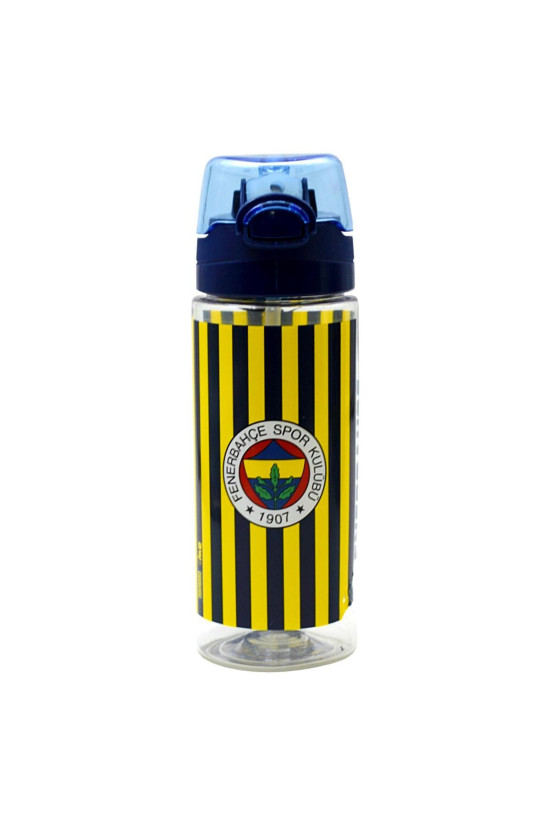 Fenerbahçe Lisanslı Çubuk Desenli Orijinal Plastik 500 ml Matara