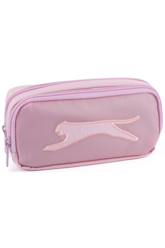 Slazenger Lisanslı 2 Bölmeli Pembe Orijinal Kalemlik