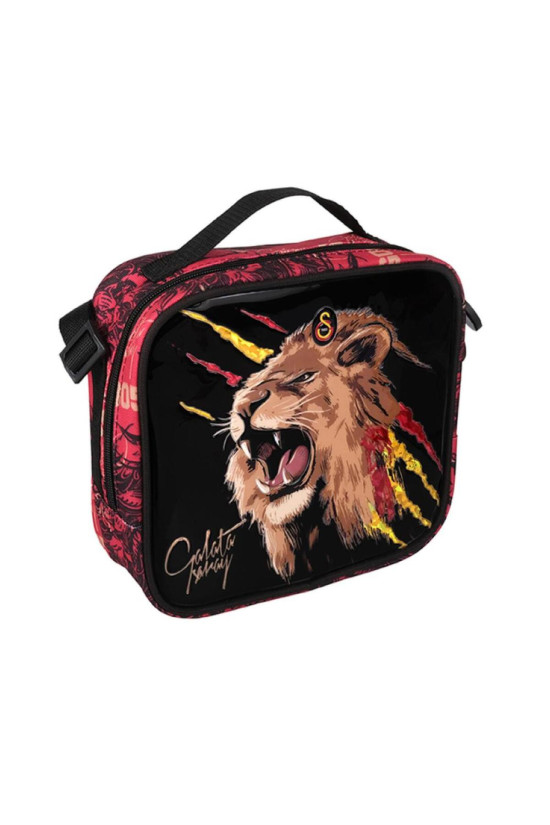 Galatasaray Lisanslı Kükreyen Aslan Figürlü Orijinal Beslenme çantası