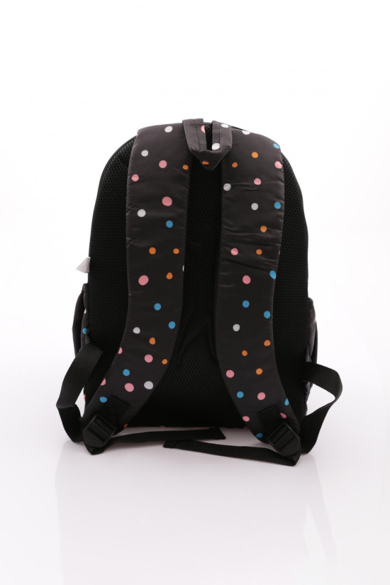 Slazenger Lisanslı Renkli Puantiyeli Siyah Orijinal Sırt çantası