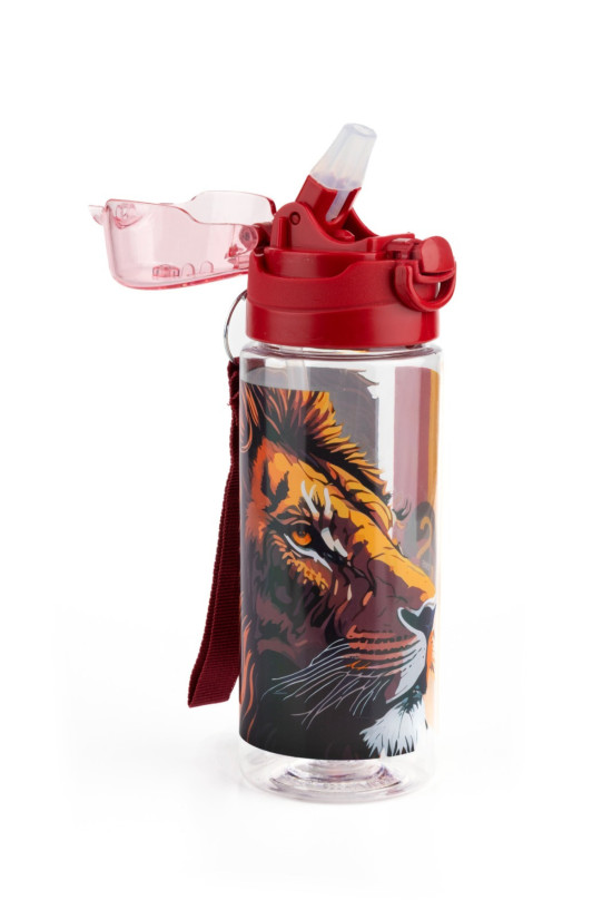 Galatasaray Lisanslı Aslan Figürlü kırmızı Orijinal 500ml Matara