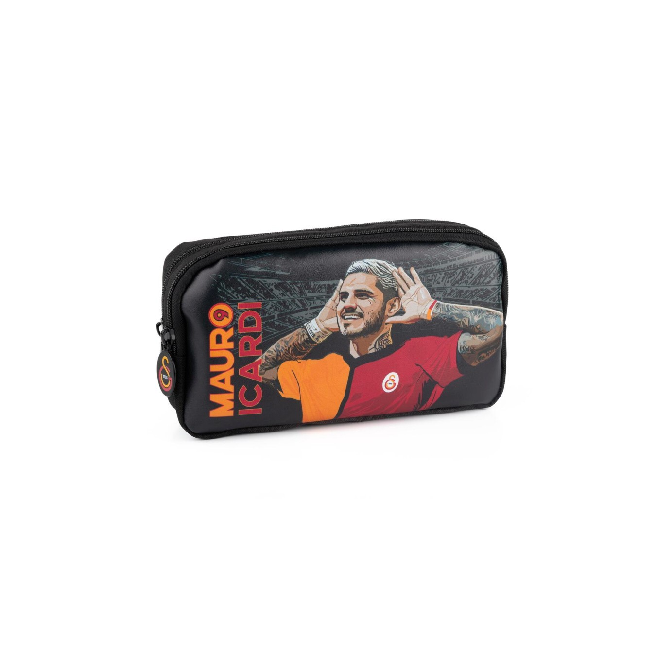 Galatasaray Lisanslı 2 Bölmeli Mauro Icardi'li Siyah Orijinal Kalemlik