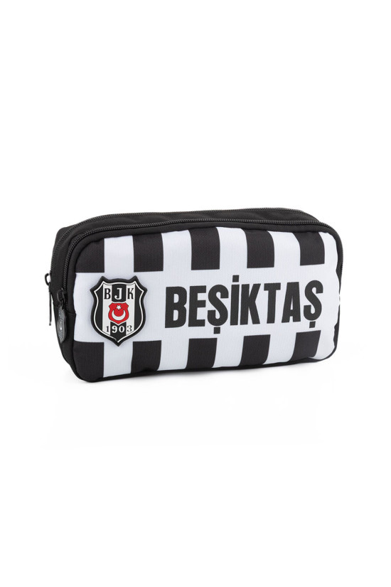 Beşiktaş Lisanslı 2 Bölmeli Siyah Beyaz Orijinal Kalemlik