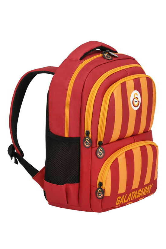 Galatasaray Lisanslı Çok Bölmeli Sarı kırmızı Orijinal Okul çantası