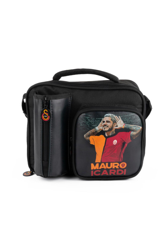 Galatasaray Lisanslı Mauro Icardi'li Siyah Orijinal Beslenme çantası