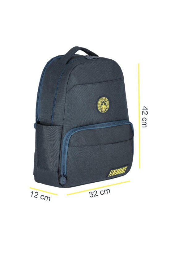 Fenerbahçe Lisanslı 3 Bölmeli Lacivert Orijinal Sırt çantası