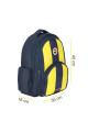 Fenerbahçe Lisanslı Sarı Lacivert Orijinal Suni Deri Okul çantası