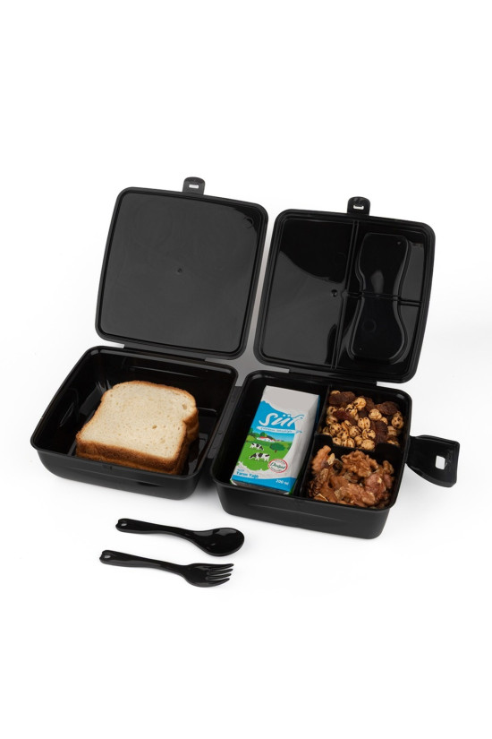 Beşiktaş Lisanslı Siyah Beyaz Orijinal Beslenme Kutusu