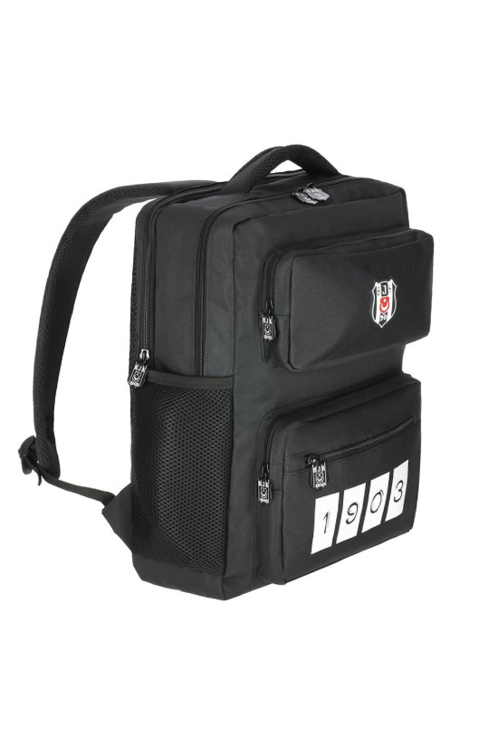 Beşiktaş Lisanslı 1903 Detaylı Siyah Orijinal Sırt Çantası
