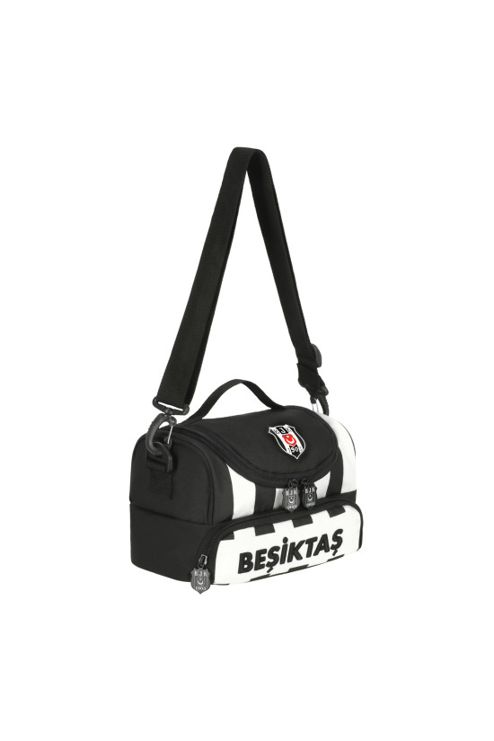 Beşiktaş Lisanslı Siyah Beyaz Orijinal Beslenme çantası
