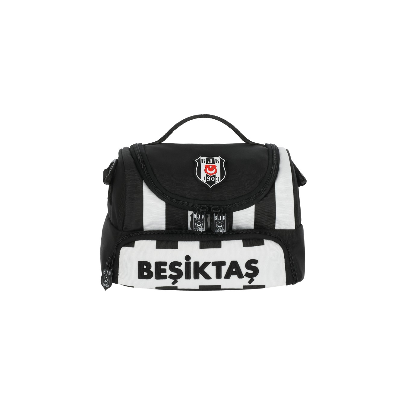Beşiktaş Lisanslı Siyah Beyaz Orijinal Beslenme çantası