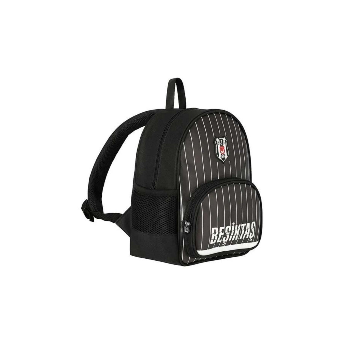 Beşiktaş Lisanslı Siyah Beyaz Orijinal Suni Deri Anaokulu çantası