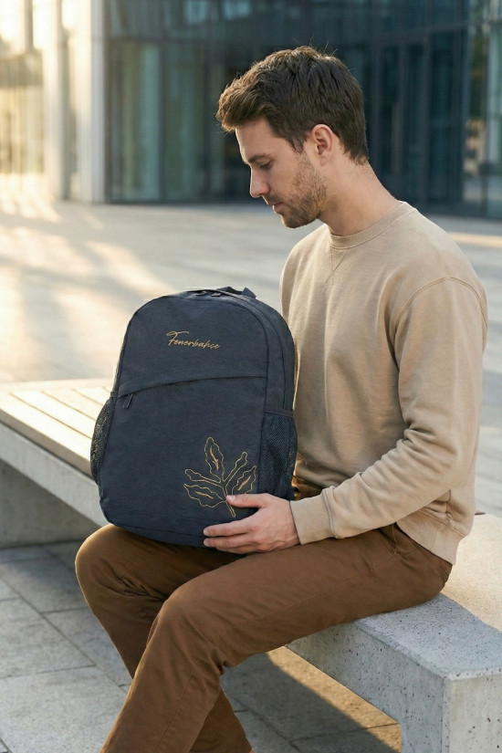 Fenerbahçe Lisanslı Palamut Detaylı Lacivert Orijinal Sırt çantası