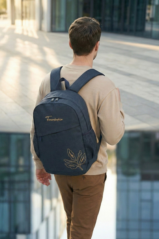 Fenerbahçe Lisanslı Palamut Detaylı Lacivert Orijinal Sırt çantası