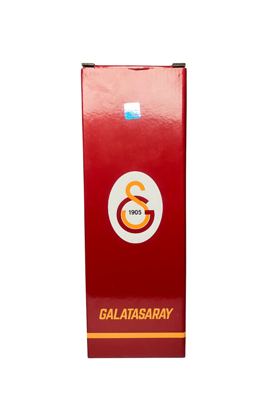 Galatasaray Lisanslı Aslan Figürlü kırmızı Orijinal 425ml Çelik Matara (Boyun Askılı)