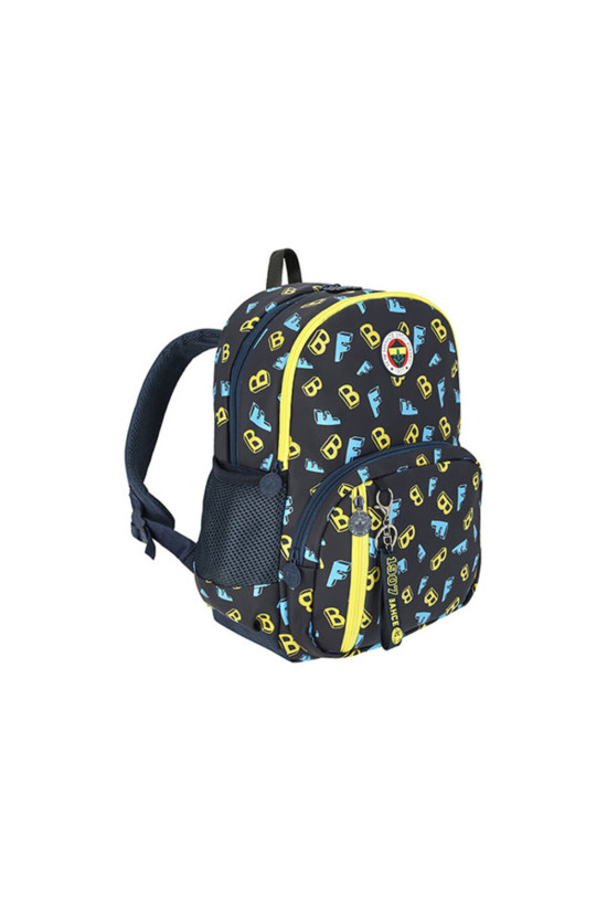 Fenerbahçe Lisanslı FB Harf Detaylı Lacivert Orijinal Okul çantası