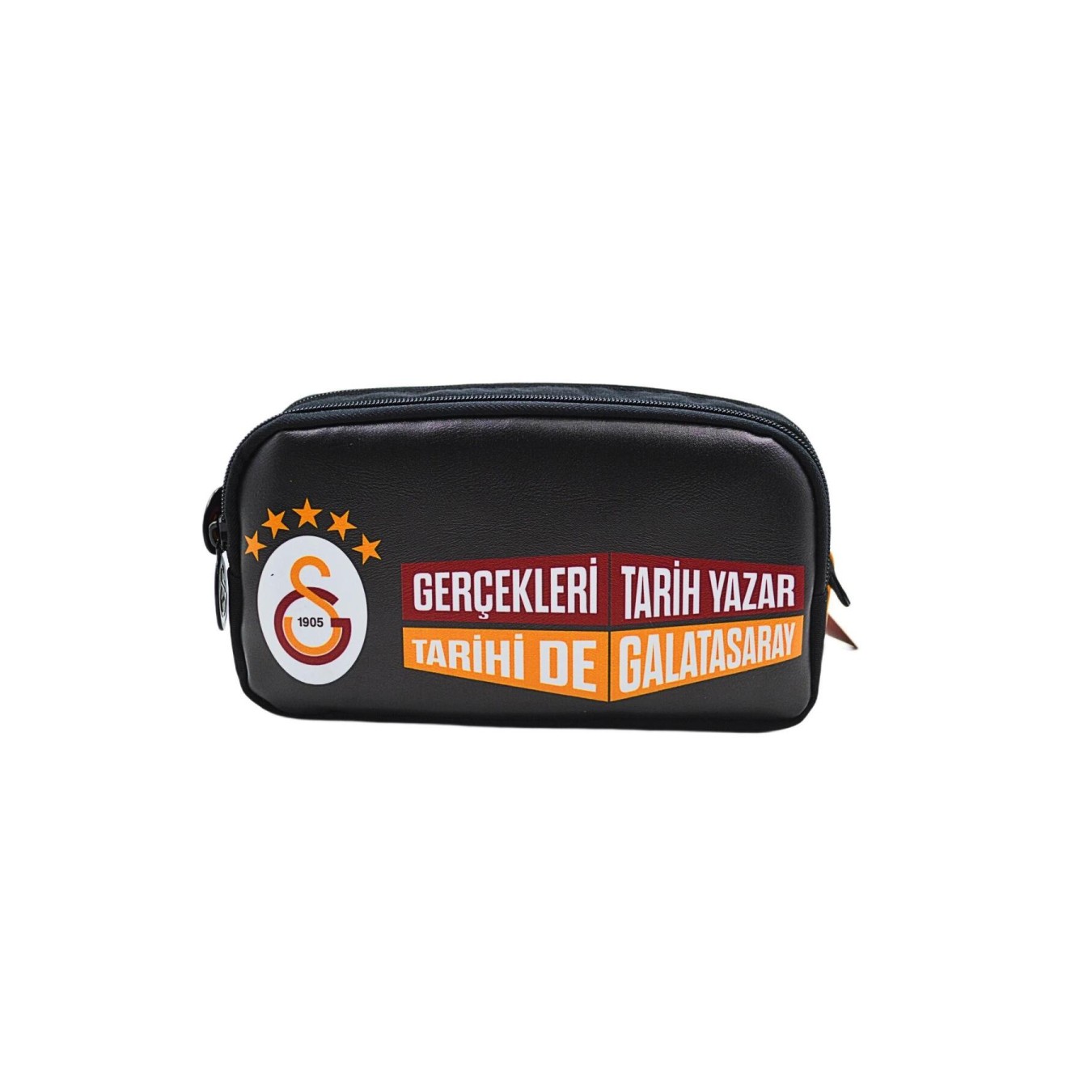 Galatasaray Lisanslı 2 Bölmeli 5 Yıldızlı Siyah Orijinal Kalemlik