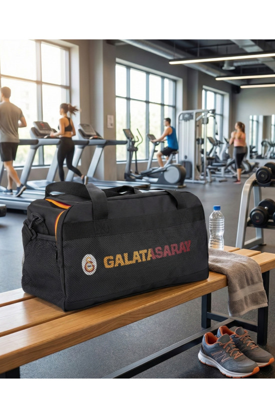 Galatasaray Lisanslı Siyah Orijinal Spor çantası