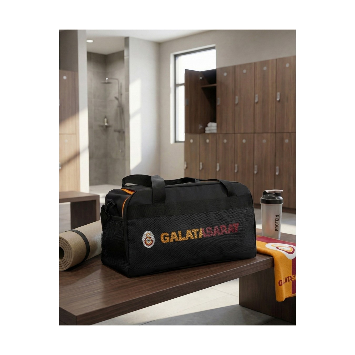 Galatasaray Lisanslı Siyah Orijinal Spor çantası
