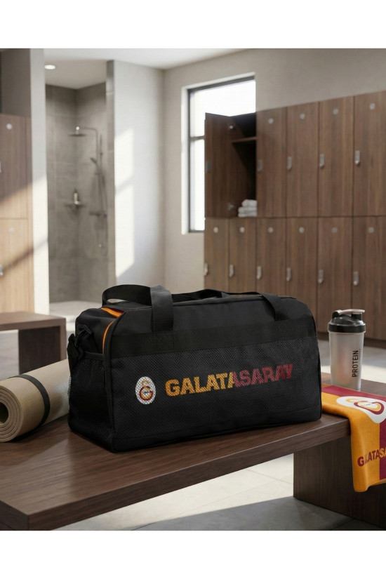 Galatasaray Lisanslı Siyah Orijinal Spor çantası