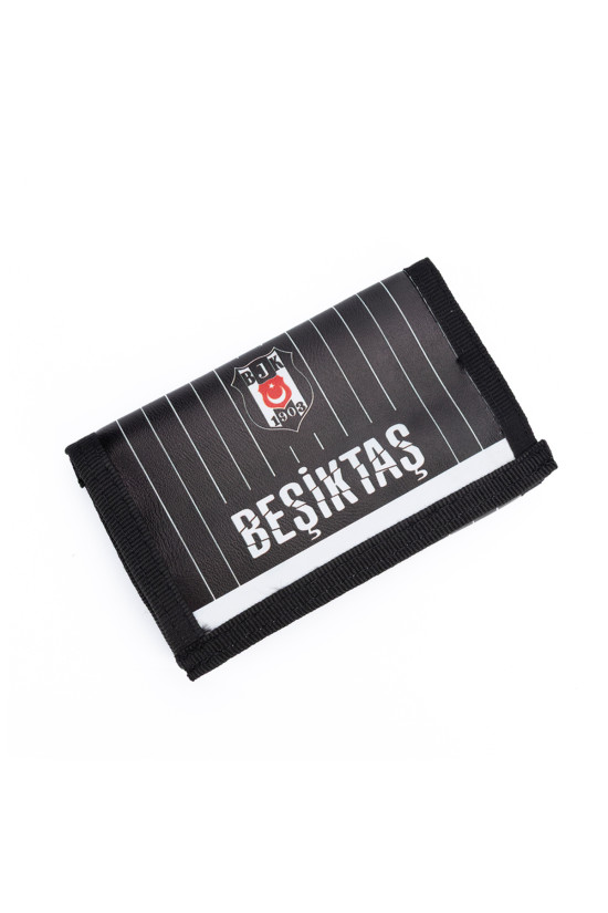 Beşiktaş Lisanslı Siyah Beyaz Orijinal Cüzdan