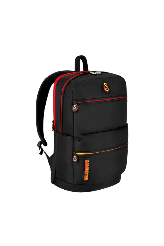 Galatasaray Lisanslı 2 Bölmeli Siyah Orijinal Sırt çantası