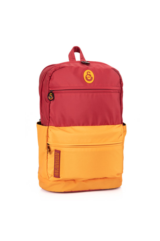 Galatasaray Lisanslı Çok Bölmeli Sarı kırmızı Orijinal Sırt çantası