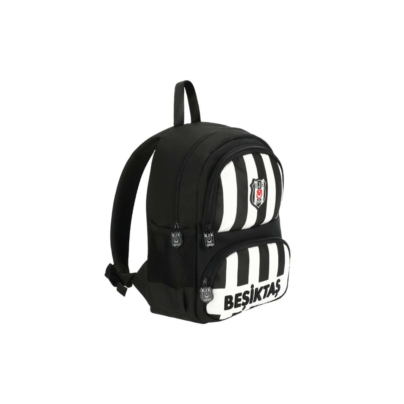 Beşiktaş Lisanslı Logo Detaylı Siyah Beyaz Orijinal Anaokulu çantası