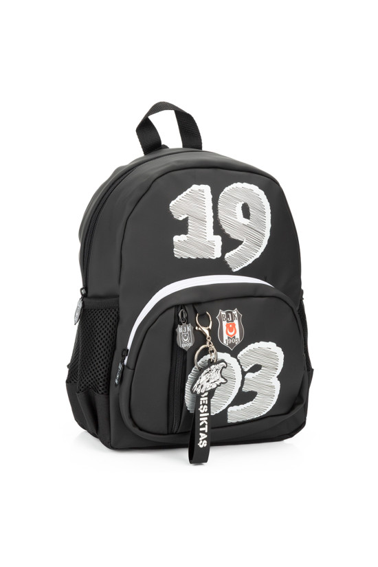 Beşiktaş Lisanslı 1903 baskılı Siyah Orijinal Anaokulu çantası