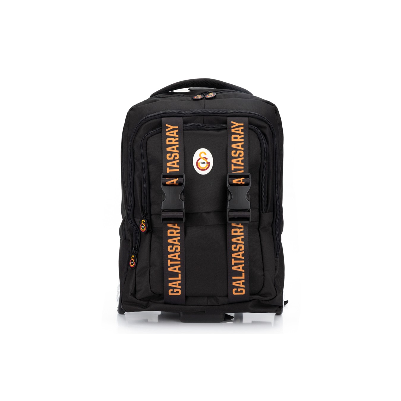 Galatasaray Lisanslı Logo Detaylı Siyah Orijinal Tekerlekli Trolley Okul çantası