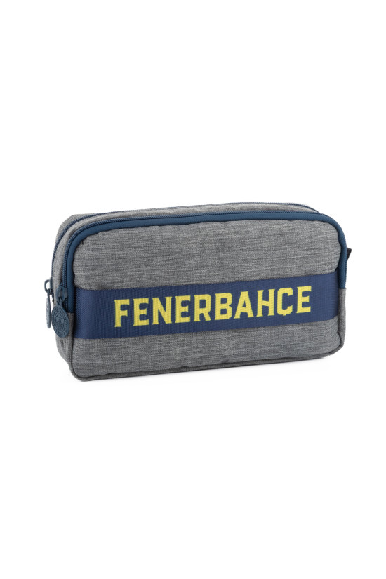 Fenerbahçe Lisanslı 2 Bölmeli Gri Orijinal Kalemlik