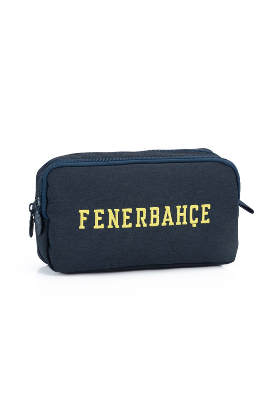 Fenerbahçe Lisanslı 2 Bölmeli Lacivert Orijinal Kanvas Kalemlik